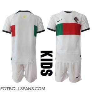 Portugal Replika Bortatröja Barn VM 2022 Kortärmad (+ Korta byxor)
